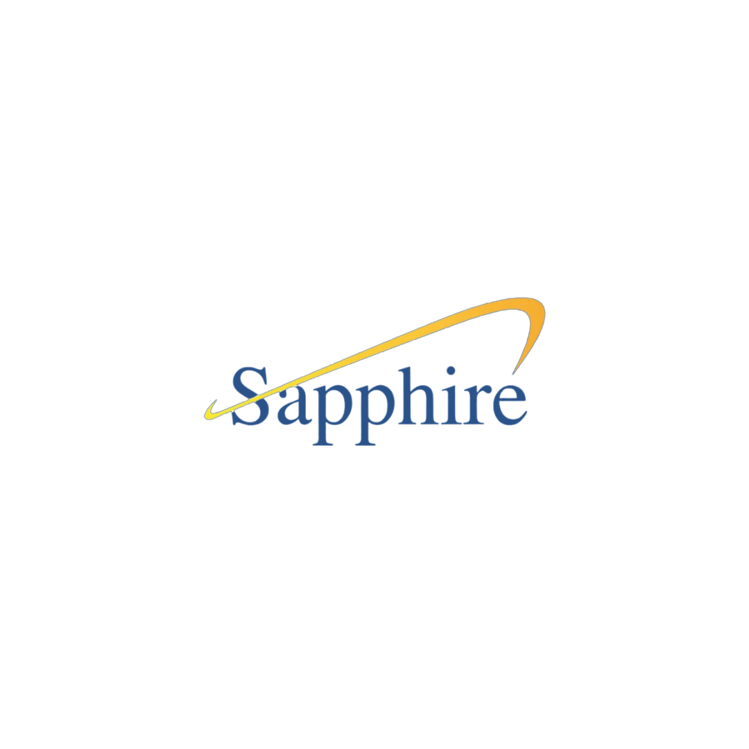 Sapphire transparent logo